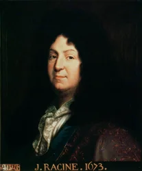 ジャン・ラシーヌ（1639-99）の肖像1673年のオリジナルのコピー、1698年